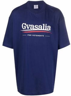 VETEMENTS футболка с принтом Gvasalia
