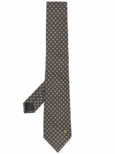 Givenchy шелковый галстук с логотипом 4G