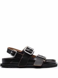 Jil Sander сандалии с пряжками