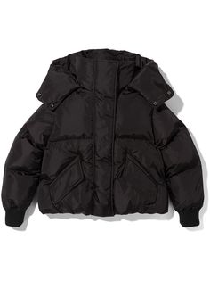 MM6 Maison Margiela Kids укороченный пуховик на молнии