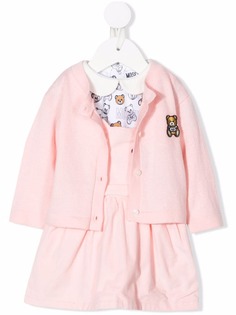 Moschino Kids костюм Teddy Bear с платьем