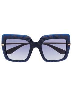Dolce & Gabbana Eyewear солнцезащитные очки в геометричной оправе