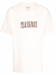 Pleasures футболка с логотипом