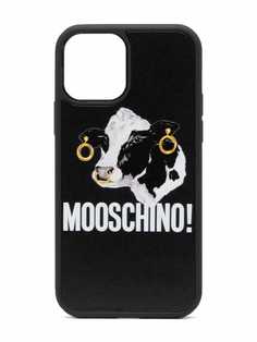 Moschino чехол для iPhone 12/12 Pro с логотипом