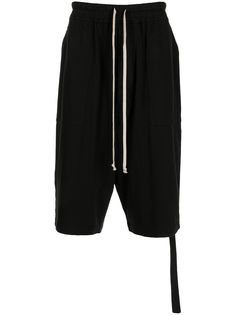 Rick Owens DRKSHDW спортивные шорты с низким шаговым швом