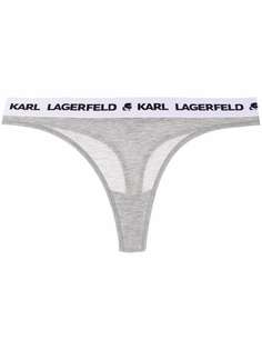 Karl Lagerfeld комплект из двух трусов-брифов с логотипом