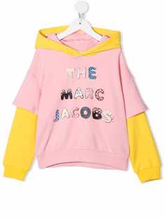 The Marc Jacobs Kids многослойное худи с логотипом