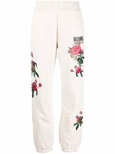 Billionaire Boys Club спортивные брюки с цветочной вышивкой