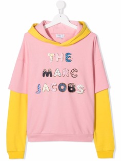 The Marc Jacobs Kids худи с длинными рукавами и логотипом