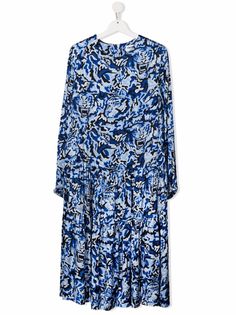 Kenzo Kids платье с принтом и сборками