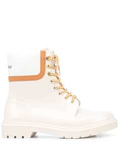 See by Chloé ботинки на шнуровке с логотипом