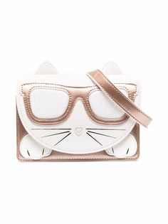 Karl Lagerfeld Kids сумка на плечо с нашивкой K/Choupette