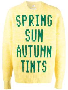 OAMC джемпер из смесовой шерсти с надписью