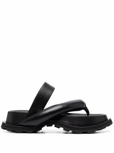 Jil Sander сандалии с дутыми ремешками