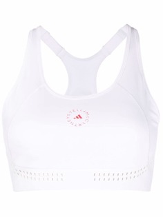 adidas by Stella McCartney спортивный бюстгальтер с логотипом