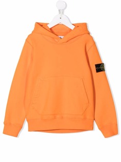 Stone Island Junior худи с нашивкой-логотипом