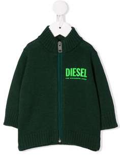 Diesel Kids джемпер с высоким воротником и логотипом