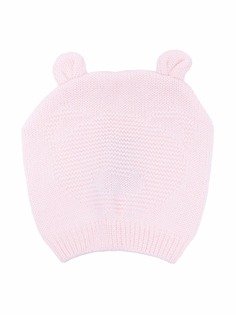 Little Bear шапка бини с вышивкой и ушками
