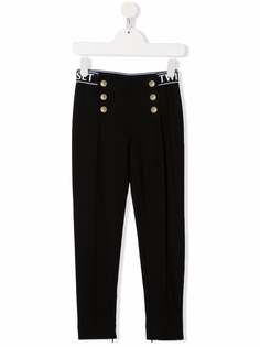 TWINSET Kids легинсы с логотипом