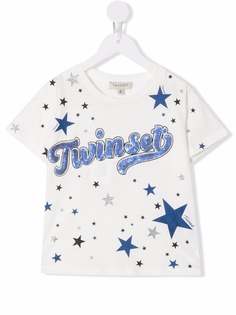 TWINSET Kids футболка с логотипом