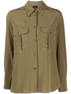 Aspesi шелковая рубашка на пуговицах