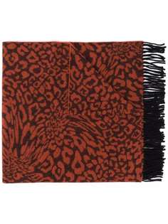 Etudes шарф с леопардовым принтом