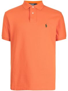 Polo Ralph Lauren рубашка поло с вышивкой