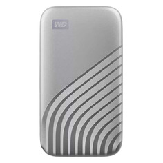 Внешний диск SSD WD My Passport WDBAGF0010BSL-WESN, 1ТБ, серебристый
