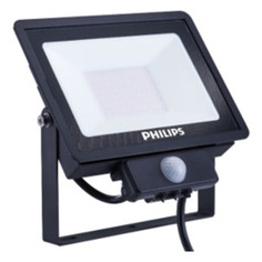 Прожектор уличный Philips BVP150 LED42/CW 50W SWB MDU CE, 50Вт, с датчиком движения [911401732932]