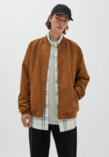 Куртка кожаная Pull&Bear 