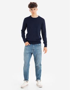 Тёмно-синий базовый джемпер Gloria Jeans
