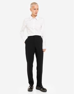 Чёрные классические брюки Skinny Gloria Jeans