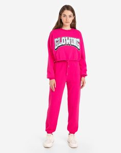 Розовые спортивные брюки Baggy Gloria Jeans