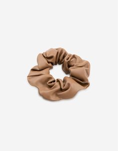 Коричневая резинка для волос из экокожи Gloria Jeans