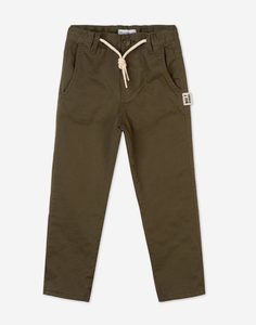 Утеплённые брюки цвета хаки для мальчика Gloria Jeans