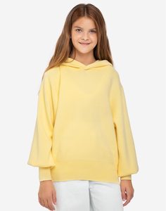 Жёлтый джемпер с капюшоном для девочки Gloria Jeans