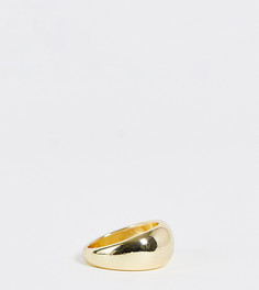 Эксклюзивное золотистое кольцо с массивным куполообразным дизайном Accessorize Exclusive-Золотистый