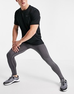 Серые базовые леггинсы Nike Pro Training Dri-FIT-Серый