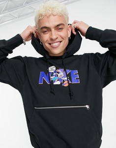 Худи черного цвета Nike Basketball Space Jam Dri-FIT-Черный цвет
