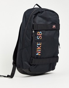 Черный рюкзак для скейтбординга с мозаичным логотипом Nike SB Courthouse Skate-Черный цвет