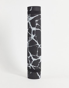 Коврик для йоги с мраморным принтом ASOS 4505-Черный цвет