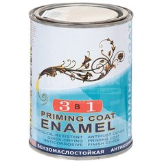 Грунт-эмаль Палитра желтая по ржавчине, 0.9 кг