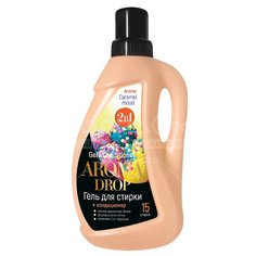 Гель для стирки Aroma Drop карамельное настроение 2 в 1, 1000 мл