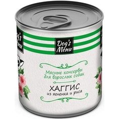 Влажный корм для собак Dogs Menu хаггис 750 г Без бренда