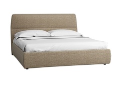 Кровать сканди 1.8 жемчужно-белый (r-home) бежевый 196x119x230 см.