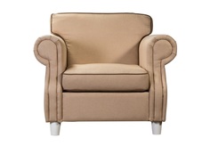 Кресло бурже эко (r-home) коричневый 105x90x92 см.