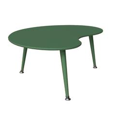 Журнальный стол почка монохром (woodi) зеленый 43.0x60.0x90.0 см.