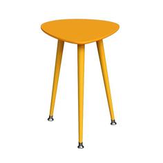 Приставной стол капля монохром (woodi) оранжевый 43.0x58.0x50.0 см.