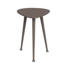 Приставной стол капля монохром (woodi) коричневый 43.0x56.0x50.0 см.
