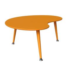 Журнальный стол почка монохром (woodi) оранжевый 43.0x60.0x90.0 см.